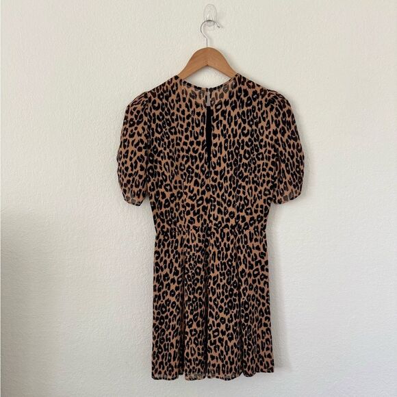 Reformation Grace Dress in Leopard Print - Size 2 - Picture 4 of 8
